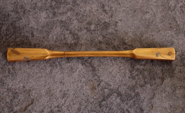 螺鈿孔雀紋蒔絵櫛・笄セット　漆器　髪飾り　和装小物　伝統工芸