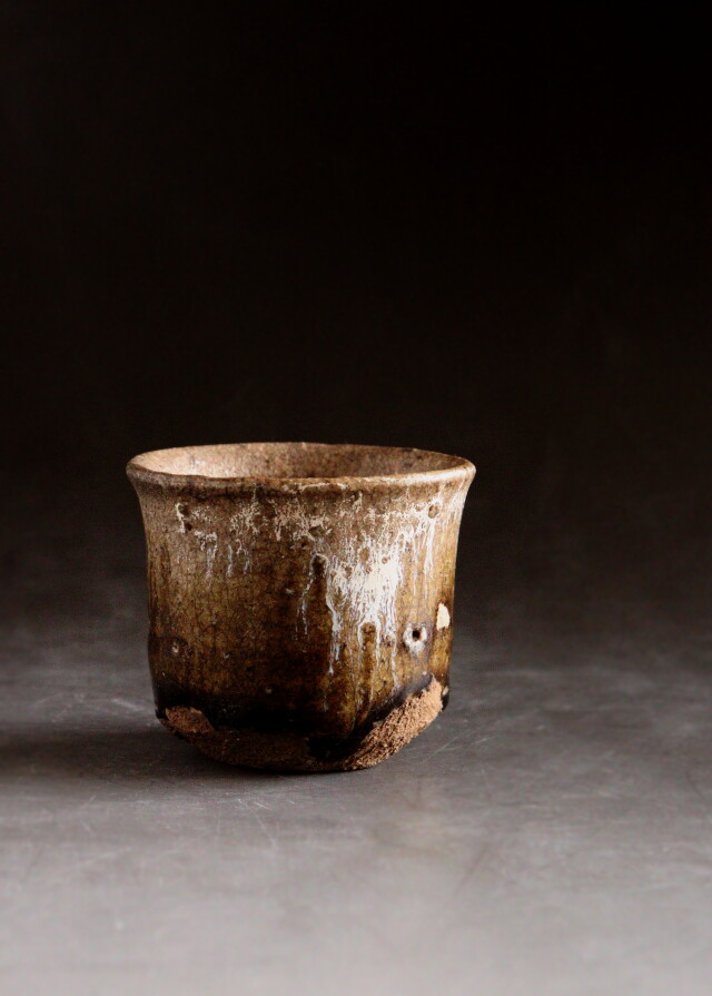 唐津酒器　ぐいのみ　斑唐津　朝鮮唐津　古陶磁　酒器