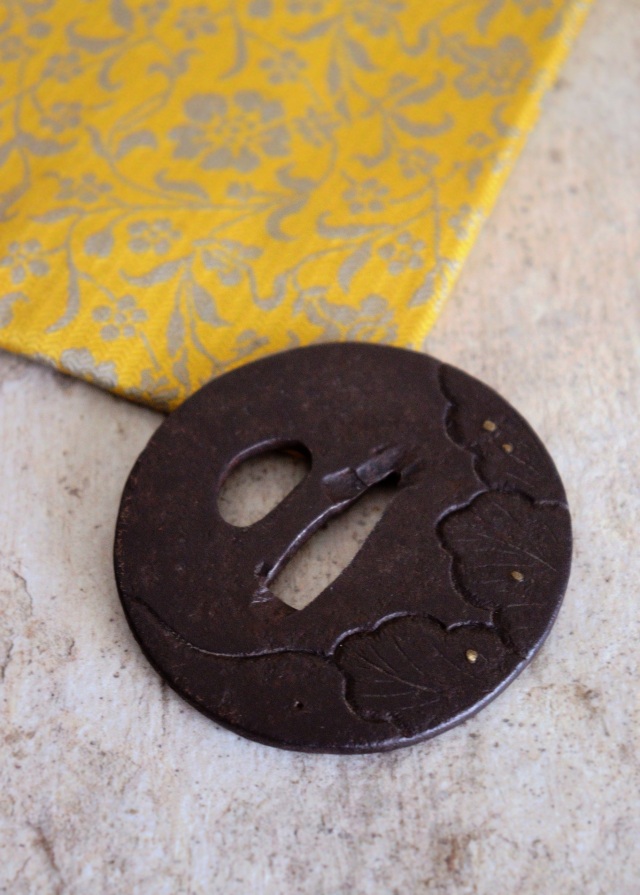 鉄鍔　鐔　刀鍔　骨董　脇差