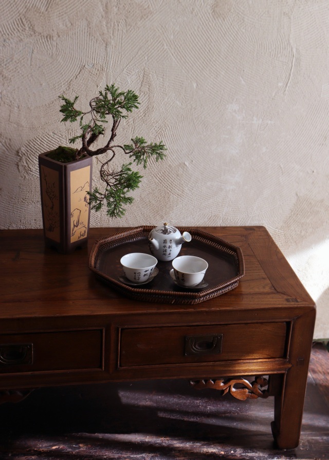 李朝　文机　　韓国アンティーク家具　机　テーブル　李朝家具　古道具　