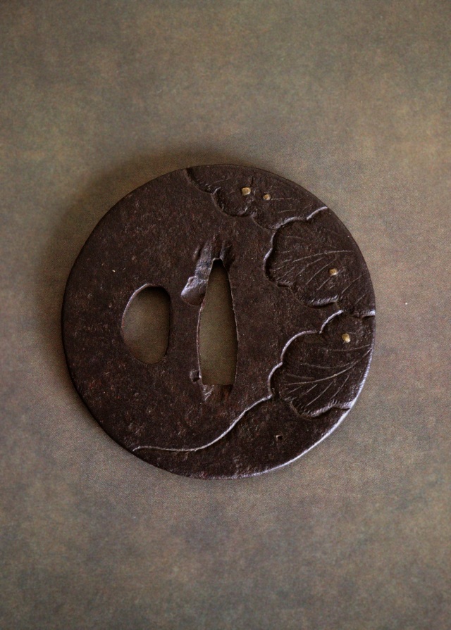 鉄鍔　鐔　刀鍔　骨董　脇差