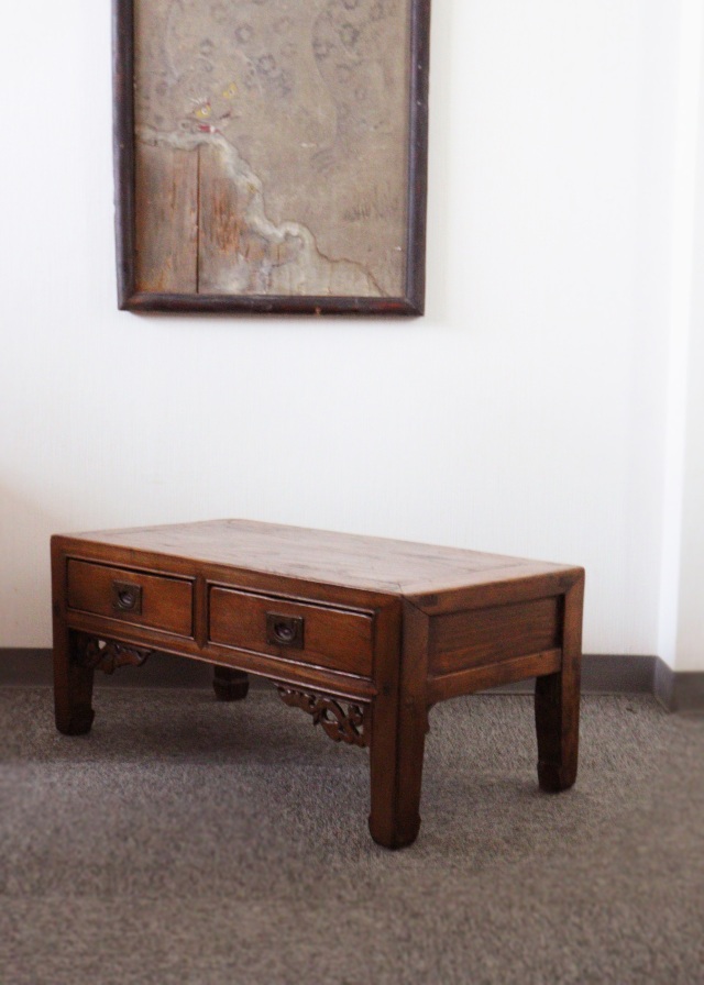 李朝　文机　　韓国アンティーク家具　机　テーブル　李朝家具　古道具　