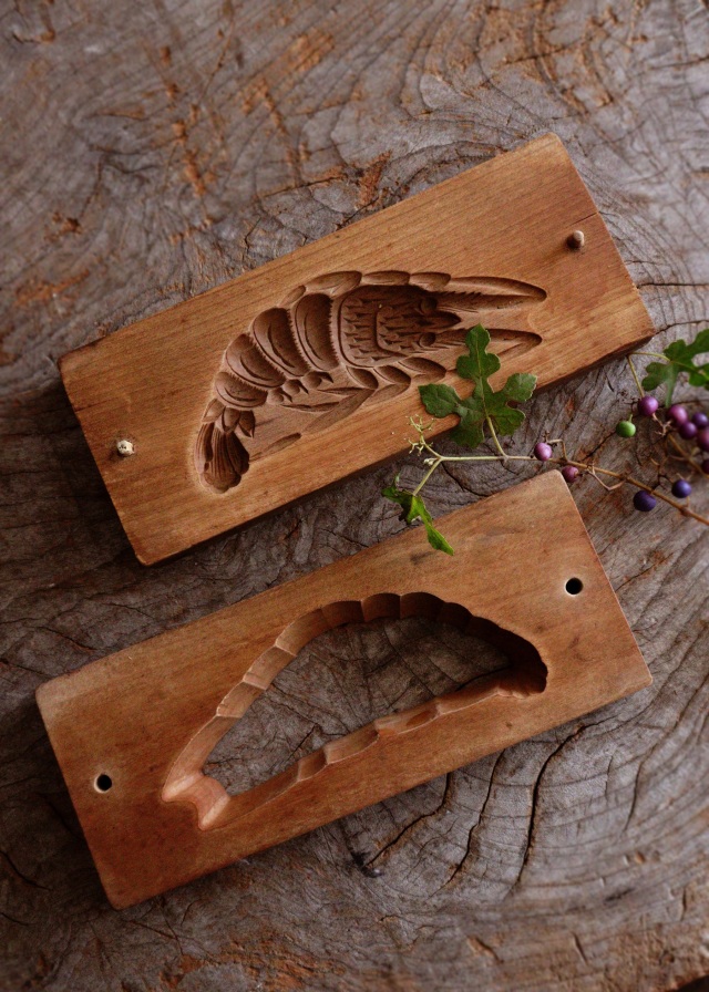 菓子型　海老　民藝　古道具　インテリア小物　お菓子