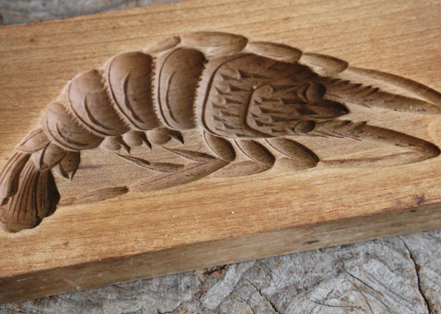 菓子型　海老　民藝　古道具　インテリア小物　お菓子