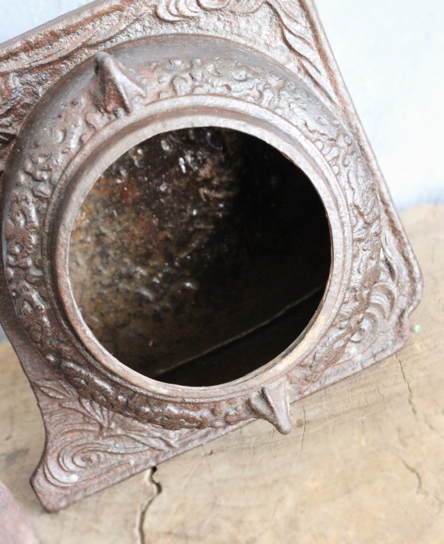 デザイン綺麗な銅壷 長火鉢 火鉢道具 鉄Antique Sam's Collection