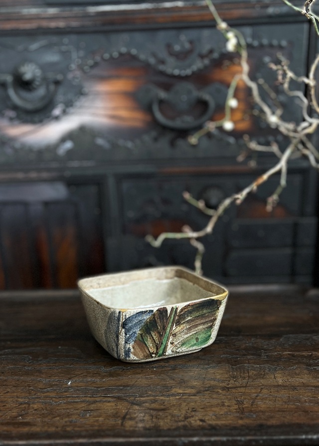 京焼　尾形乾山銘有り　四方向付