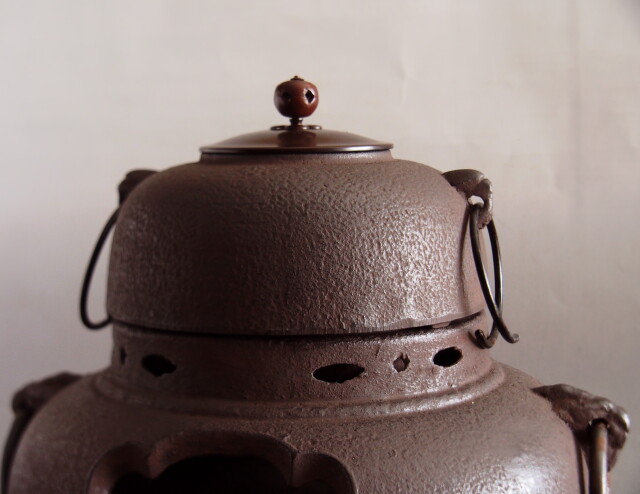 鬼面風炉　茶道具　美品　風炉釜　風炉　