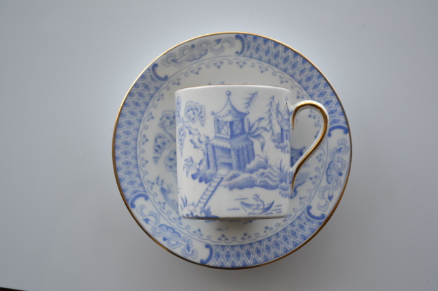 トスカン（Tuscan）ウィローパターンデミタスカップ＆ソーサー6