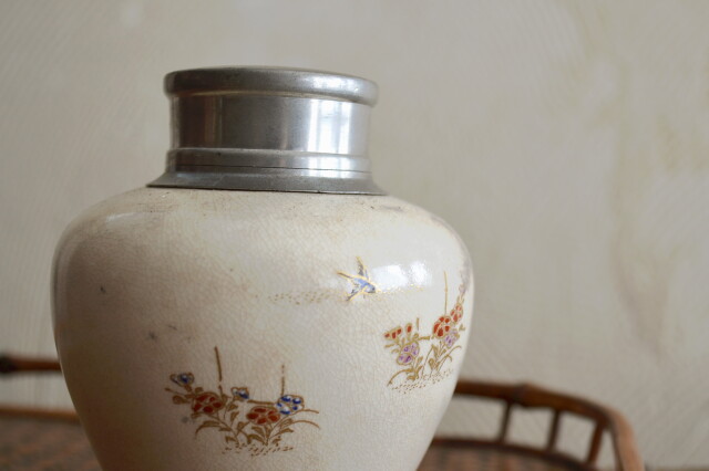 薩摩焼茶入 茶壺 茶入 茶筒