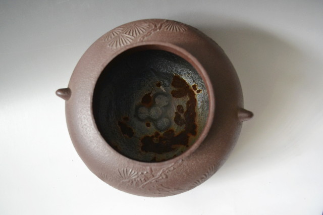 Antique Sam's Collection 佐藤清光作 甑口老松地紋釜