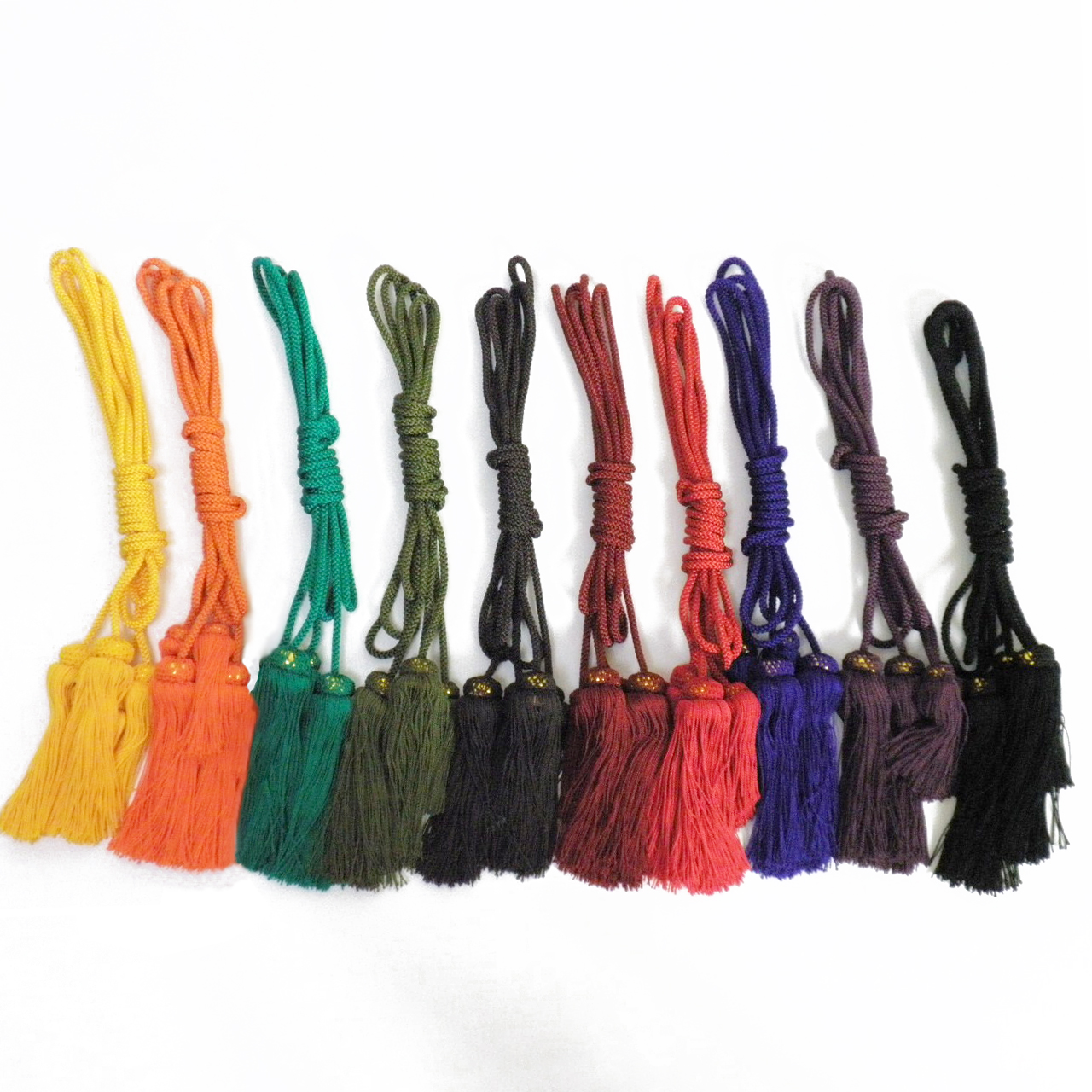 京房 人絹 房付き ヒモ 房 化繊 矢筒 【E-039】