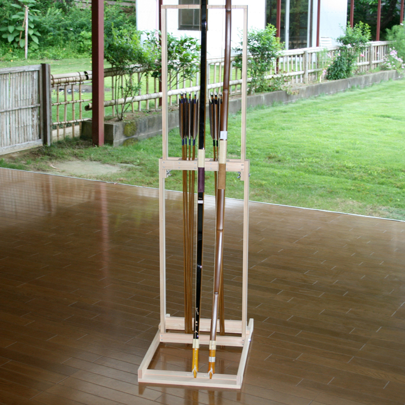 折り畳み式軽量弓立て