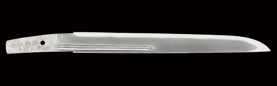 商品番号：P-945　短刀　熊谷一二鍛之（盛重）　康宏淬刃（初代小林康宏）　昭和丙辰年三月（昭和五十一年）