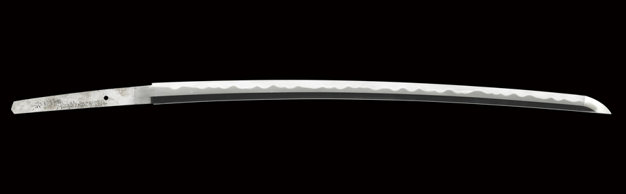 商品番号：Q-222　刀　濃州武芸八幡住兼圀作　平成三年七月吉日(一九九一)　無鑑査刀匠