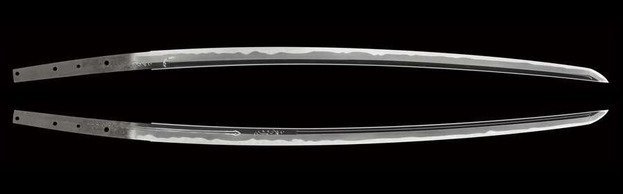 【売約済】商品番号：Q-092　太刀　備州長船盛光　応永十八年八月日(一四一一)　特別保存刀剣鑑定書付き