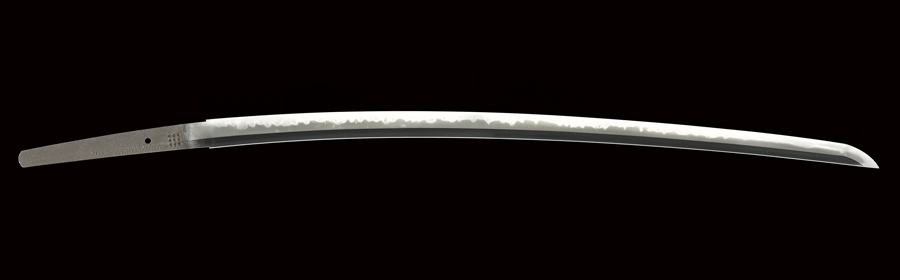 【商談中】商品番号：Q-094　刀　(繋ぎ九つ目結い紋)池田運寿源俊胤造之　嘉永七寅八月日(一八五四)　特別保存刀剣鑑定書付き　寒山先生鞘書き有り