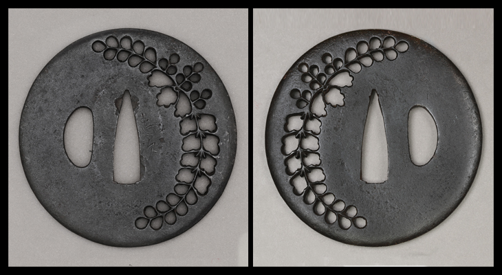 商品番号：T-1283　鍔：桐の図　銘・忠次