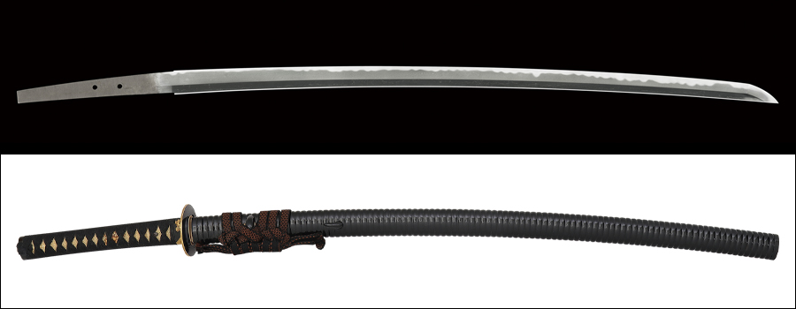 【売約済】商品番号：V-2181　刀　源清麿(無銘)　保存刀剣鑑定書付き　拵え付き(特別保存刀装具鑑定書付き)