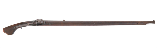 商品番号：P-683　火縄銃　惣巻張　美万佐加津山□住多田藤吉盛次作　元治元年八月大吉