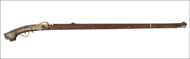 商品番号：P-934　火縄銃　二重□巻張　石州住　久（木偏に久）村治□兵衛正重作
