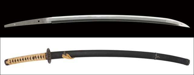 戦前昭和 指揮刀 丸ニ鷹の羽家紋 特注サーベル japanese-sword