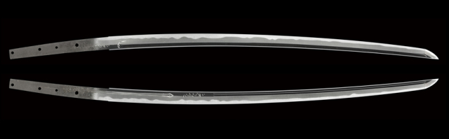 【売約済】商品番号：Q-092　太刀　備州長船盛光　応永十八年八月日(一四一一)　特別保存刀剣鑑定書付き