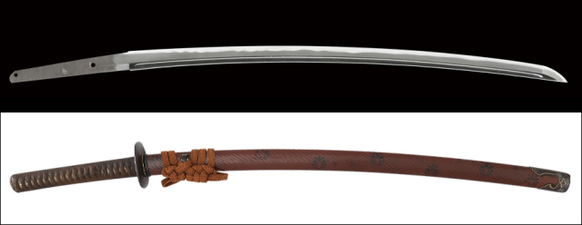 商品番号：Q-228　刀　備州長船祐定作之　永禄十二年八月吉日(一五六九)　保存刀剣鑑定書付き　肥後拵え付き(特別保存刀装具鑑定書付き)