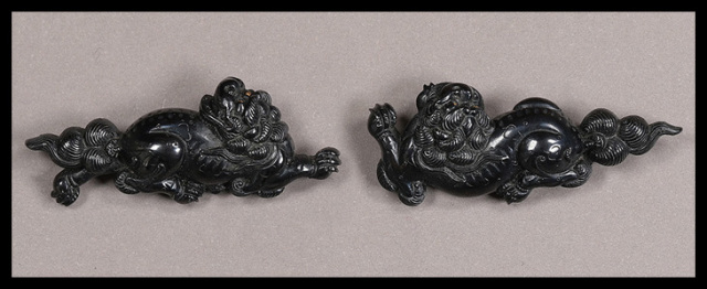 目貫：獅子図 Menuki:Shishi Zu