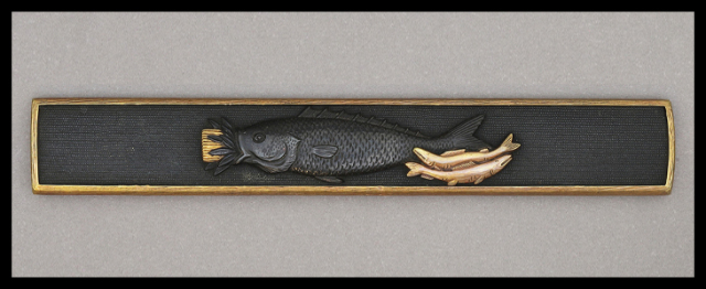 小柄：魚の図 Kozuka:Sakana no Zu