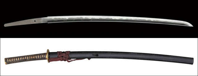 日本刀拵 脇差 透彫鍔(鉄製) 本歌 江戸時代 蔵出し品 マニア放出品 