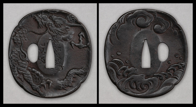 鍔：龍図 Tsuba:Ryu Zu