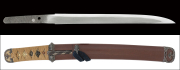 商品番号：P-899　脇差し　備州長船清光　天正七年八月日(一五七九)　藤代松雄鑑定書付き　拵え付き