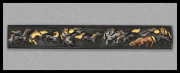 商品番号：T-1275　小柄：群馬図　無銘京金工