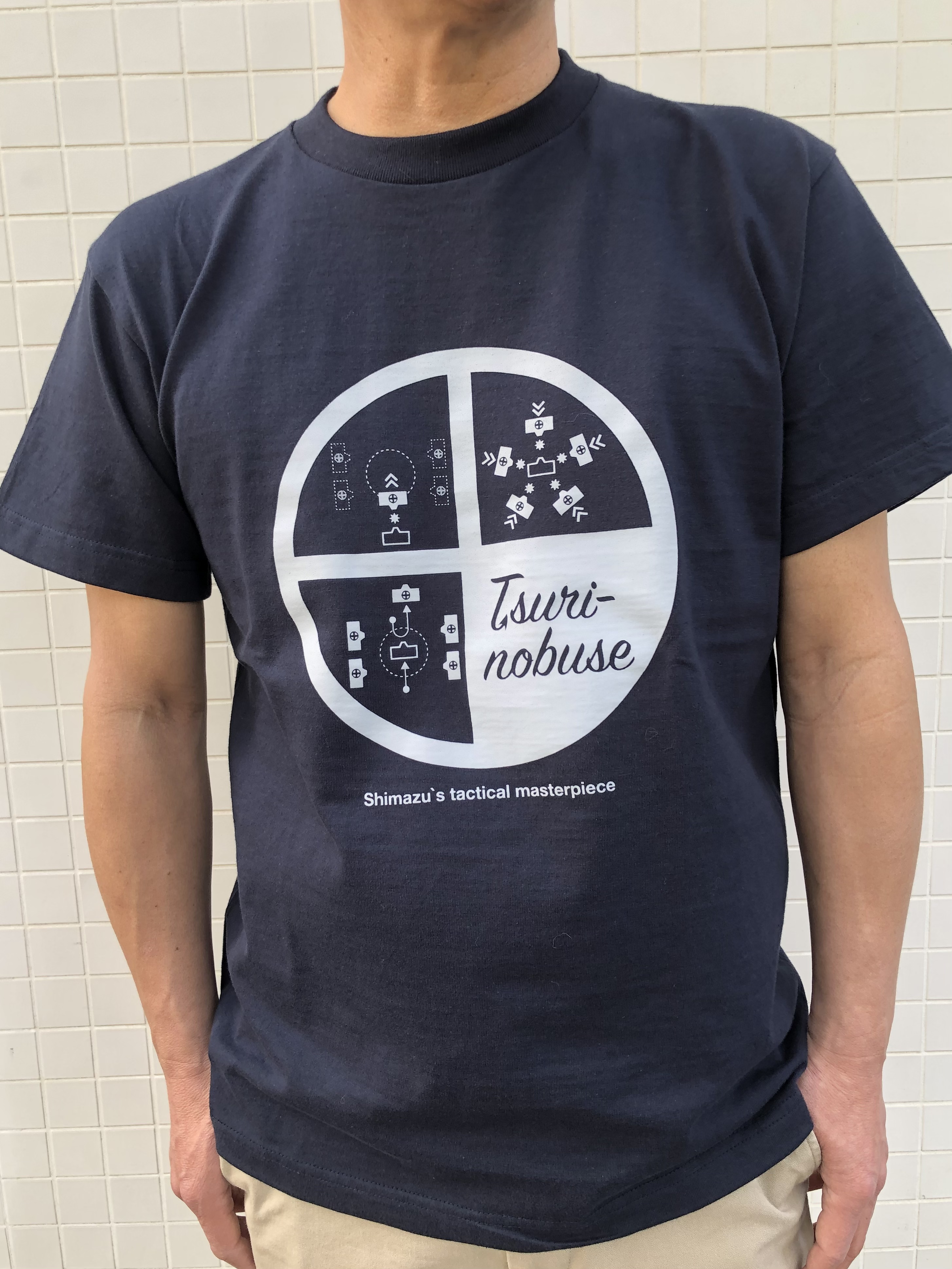 島津軍　釣り野伏せの戦法Tシャツ　　侍気分戦国グッズ