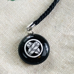 大谷吉継家紋ハンドメイドガラス根付