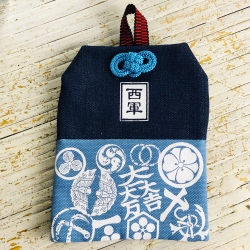 関ヶ原合戦　西軍家紋お守り型ポーチ