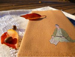 ブックカバー/文庫用　吉田松陰　肖像画バージョン