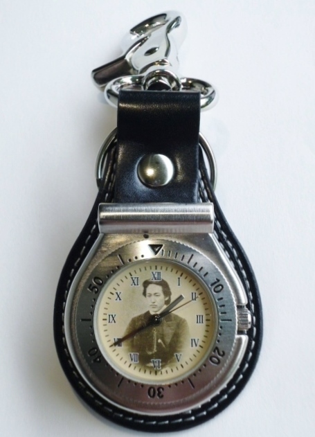 新撰組・土方歳三キーホルダー時計