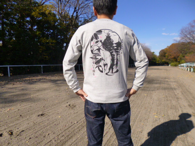 愛・直江兼続 長Tシャツ 楽 L 白 愛・直江兼続 長T