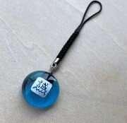 新選組　ハンドメイドガラス根付　