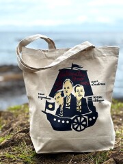 幕末三傑（水野筑後守忠徳，岩瀬肥後守忠震，小栗上野介忠順）トートバッグ