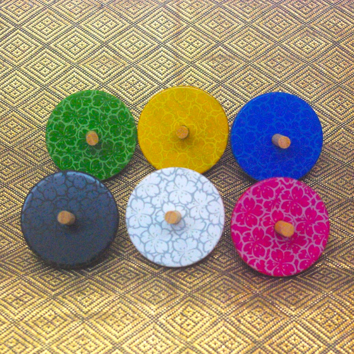 吉祥独楽「桜文様」