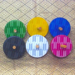 吉祥独楽「矢絣文様」