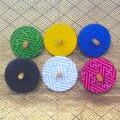 吉祥独楽「紗綾型文様」