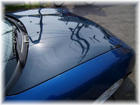 RX-7 FD3S用純正タイプ カーボンボンネット／千葉県のﾛｰﾀﾘｰｴﾝｼﾞﾝ