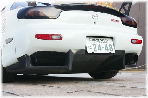 ＲＸ－７・ＦＤ３Ｓ用カーボン製リヤアップスイープ／ＲＥＩＤＥＮ（雷電）シリーズ