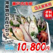 村上水軍の海産物のセット/海賊