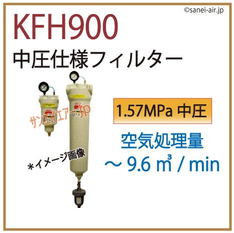 KFH900・中圧仕様フィルター・オリオン