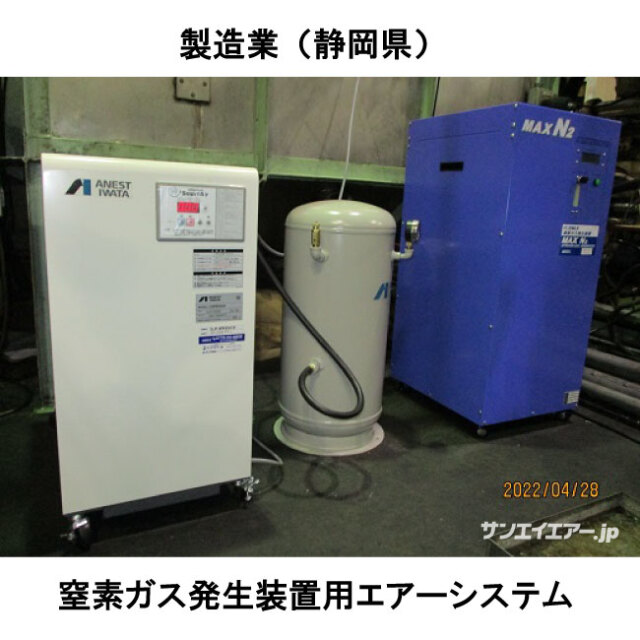 SLP-07EEDC窒素ガス発生装置用エアーコンプレッサー