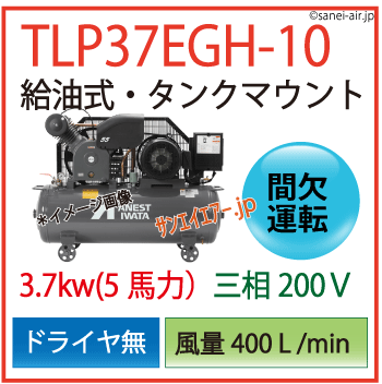 送料無料】【お困り時サポート】TLP37EGH-10|アネスト岩田・給油式